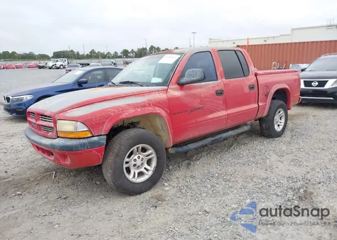2001 Dodge Dakota Slt/Sport from USA, damaged, VIN 1B7HG2AN21S311701